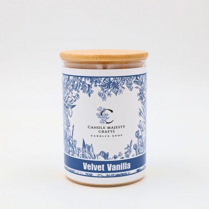 VELVET VANILLA(فانيلا) شمعة برائحة صناعة يدوية