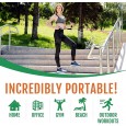 Power resistance bands set-مجموعة الحبال المطاطية للتمارين الرياضية