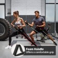 Power resistance bands set-مجموعة الحبال المطاطية للتمارين الرياضية