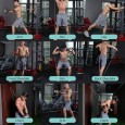 Power resistance bands set-مجموعة الحبال المطاطية للتمارين الرياضية