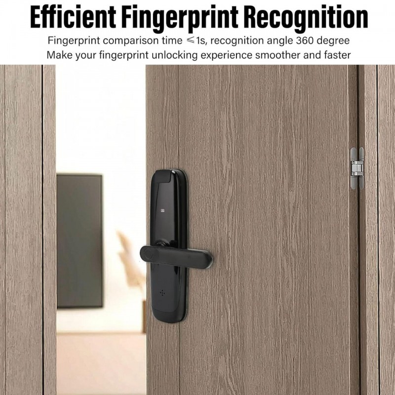 Deadbolt digital fingerprint door lock- قفل باب ذكي يعمل باللمس