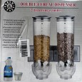 double cereal dispenser-حاملة الكورنوفلكس للمقاهي 2 لتر