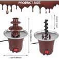 Chocolate Fondue Fountain-نافورة شوكولاتة فوندو صغيرة حرارية كهربائية