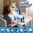 Children Led projector art drawing table-طاولة وجهاز عرض للرسم للاطفال
