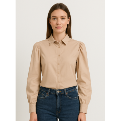 قميص بيج للنساء من Sami Boutique