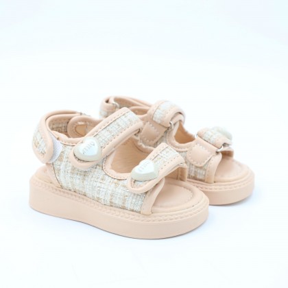 صندل بناتي للاطفال لون بيج