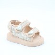 صندل بناتي للاطفال لون بيج