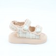 صندل بناتي للاطفال لون بيج