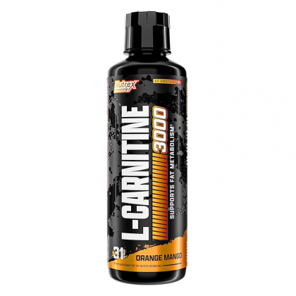 Nutrex Research Liquid Carnitine 3000 Suppoert Fat Metabolism 480ml Orange Mango