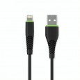 كيبل شحن سريع وناقل بيانات، منفذ USB ولايتينغ بقوة 3 أمبير- موديل DC-169 