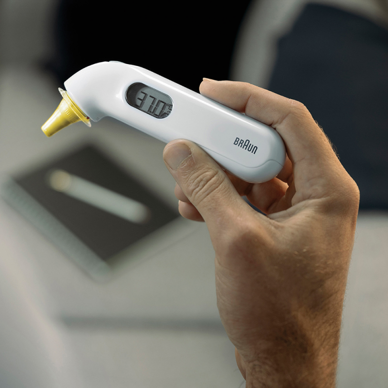 ميزان حرارة ترموميتر للاذن من براون-Braun IRT3030EE ThermoScan 3 Infrared Ear