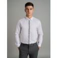 قميص رسمي باكمام طويلة للرجال لون أبيض