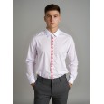قميص رسمي باكمام طويلة للرجال لون أبيض