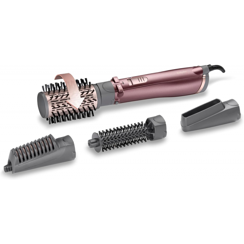 BaByliss AS960E hair styling tool Hot air brush Warm Rose gold
