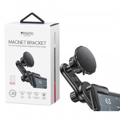 yesido magnet bracket c212 علاقة جوال مغناطيسية بتصميم عصري وجميل تثبت على شاشة السيارة