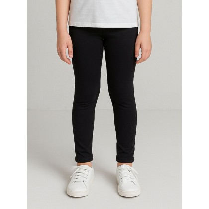 فيزون بناتي قطن للأطفال لون أسود