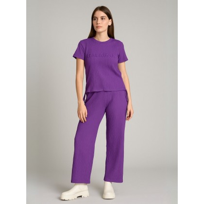 بيجامة للنساء لون بنفسجي