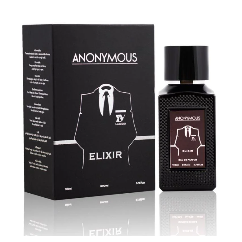 Anonymous Elixir PDF By Lavender For Men 100 ML-عطر انونيموس الكسير من انونيموس من لافندر للرجال 100 مل