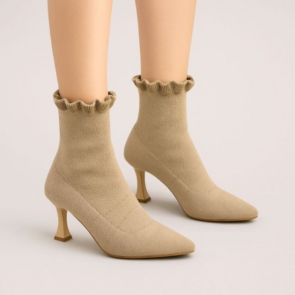 كعب قماش شتوي للصبايا