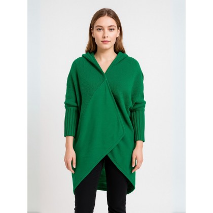 جاكيت صوف ( كاردجان ) للنساء لون أخضر