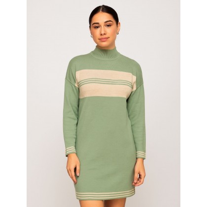 بلوزة صوف للنساء لون أخضر