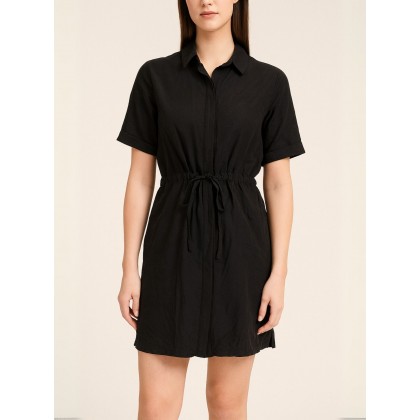 فستان صيفي للنساء لون أسود