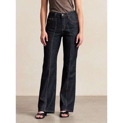 بنطال جينز للنساء لون أزرق غامق
