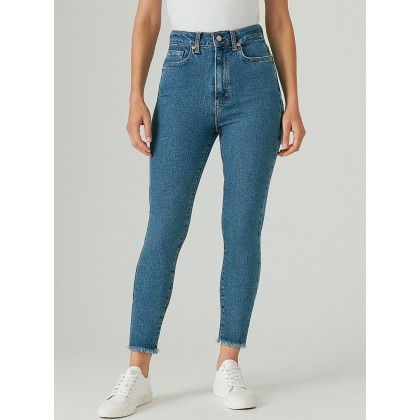 بنطال جينز للنساء لون أزرق غامق