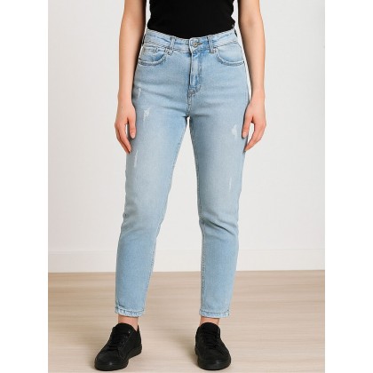 بنطال جينز للنساء لون أزرق فاتح