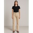 بنطال كتان للنساء لون بيج