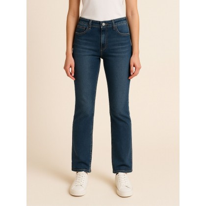 بنطال جينز للأطفال لون أزرق غامق