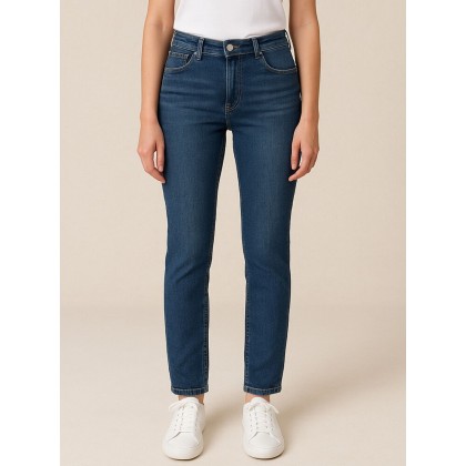 بنطال جينز للأطفال لون أزرق غامق