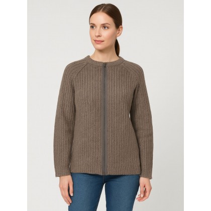 جاكيت صوف للنساء لون بني