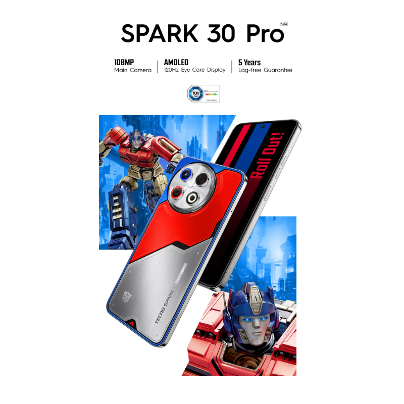 Tecno Spark 30 Pro Limited Edition (8+8GB/256GB) كفالة سنة