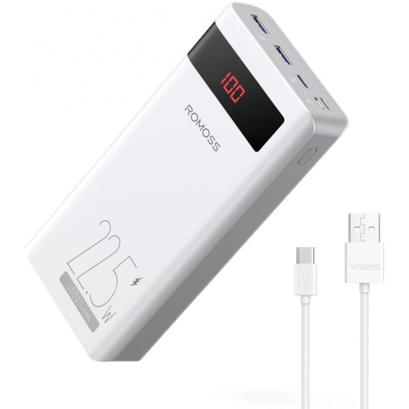 Power Bank  باور بانك روموس Romoss Sense 8PF 30000mAh