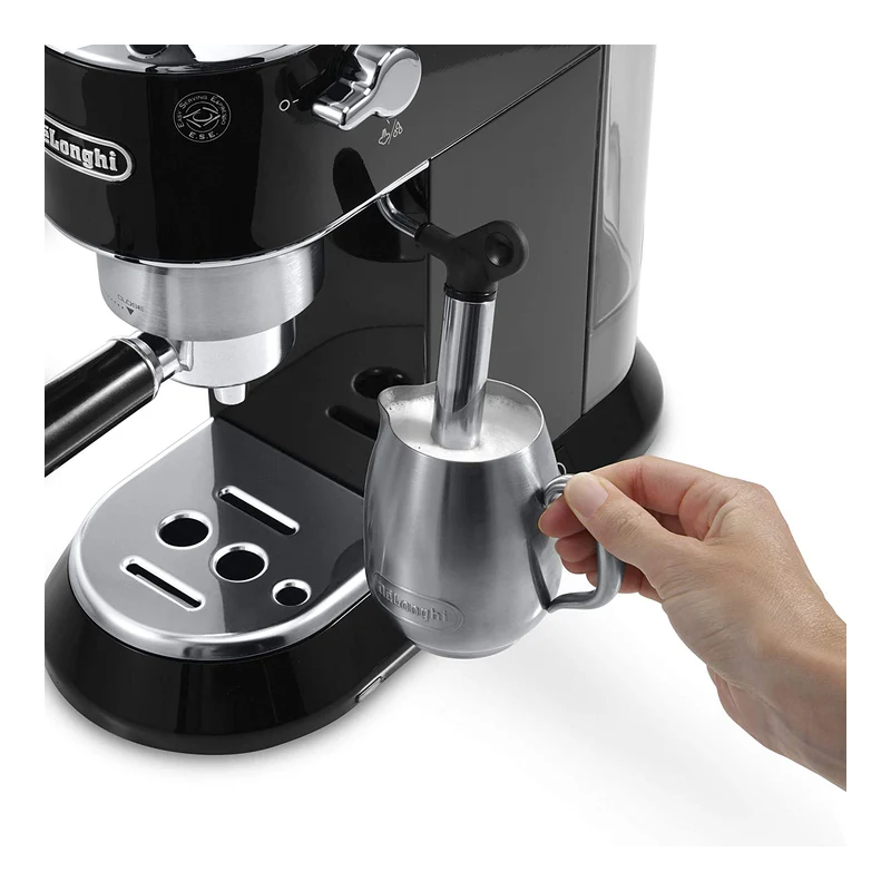 مكينة قهوة من Delonghi لون أسود 1350 واط Dedica Style manual coffee maker EC685.BK