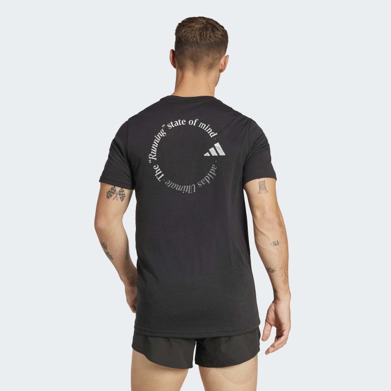adidas Mens' Ultimate Metallic Graphic T-Shirt - Black