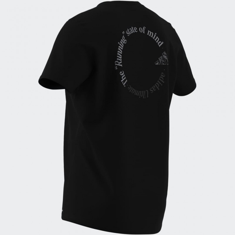 adidas Mens' Ultimate Metallic Graphic T-Shirt - Black