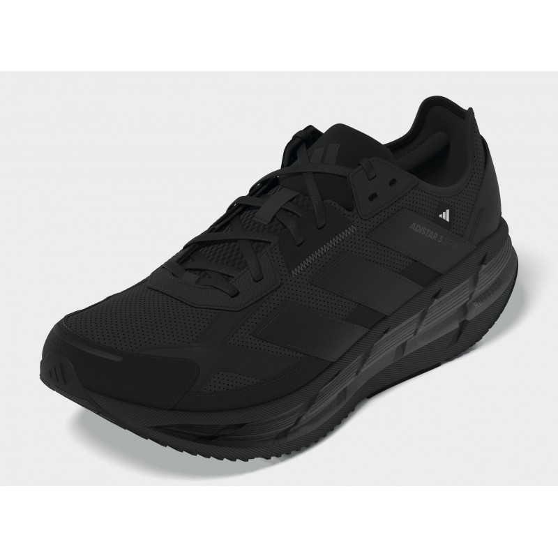 adidas Mens' Adistar 3 Sportswear Shoes - Black