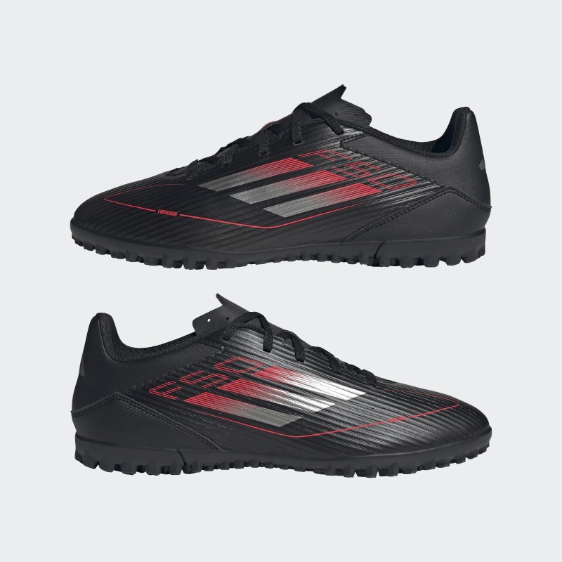 adidas Mens' F50 Club Turf Boots- Black
