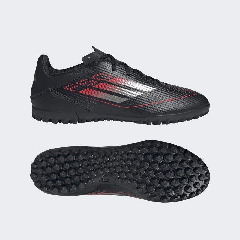 adidas Mens' F50 Club Turf Boots- Black