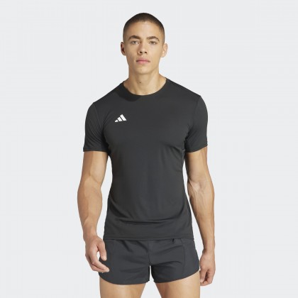 adidas Mens' Adizero Essentials Running Tee - Black