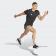 adidas Mens' Adizero Essentials Running Tee - Black