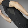 adidas Mens' Adizero Essentials Running Tee - Black