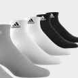 adidas Cushioned Sportswear Ankle Socks 6 Pairs - Grey
