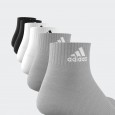 adidas Cushioned Sportswear Ankle Socks 6 Pairs - Grey