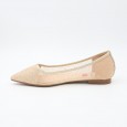 حذاء باليه للنساء لون ذهبي