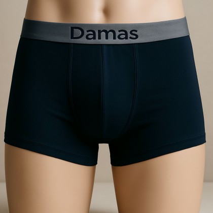 بوكسر قطني من داماس للرجال لون كحلي