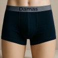 بوكسر قطني من داماس للرجال لون كحلي