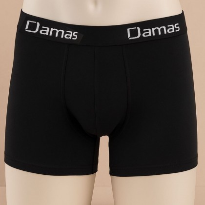 بوكسر داخلي من داماس للرجال لون أسود